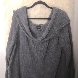 Off the shoulder sweater